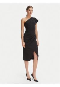 Rinascimento Sukienka koktajlowa CFC0127793003 Czarny Slim Fit. Kolor: czarny. Materiał: syntetyk. Styl: wizytowy #1