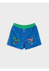 Sinsay - Szorty kąpielowe Marvel - wielobarwny. Wzór: motyw z bajki #1