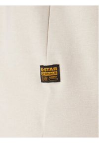 G-Star RAW - G-Star Raw T-Shirt Old Skool D25967-C812 Beżowy Regular Fit. Kolor: beżowy. Materiał: bawełna #4