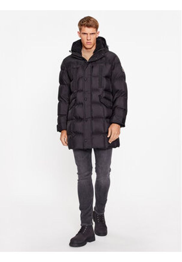 BOSS Kurtka zimowa Olomi 50498233 Czarny Regular Fit. Kolor: czarny. Materiał: syntetyk. Sezon: zima