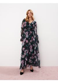 Mohito - Sukienka maxi w kwiaty - Czarny. Kolor: czarny. Wzór: kwiaty. Długość: maxi #2