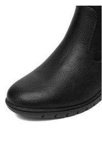 Clara Barson Botki CEO-RE23F677-5 Czarny. Kolor: czarny. Materiał: skóra, materiał #2