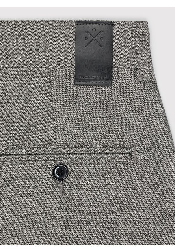 Pako Lorente - PAKO LORENTE - Szare spodnie chino. Kolor: szary. Materiał: poliester, bawełna, elastan. Sezon: zima, jesień