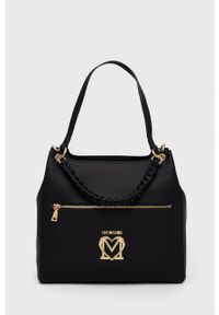 Love Moschino torebka kolor czarny. Kolor: czarny. Rodzaj torebki: na ramię #1