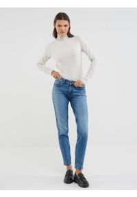 Big-Star - Spodnie jeans damskie Maggie 479. Okazja: na co dzień. Kolor: niebieski. Styl: retro, casual, klasyczny #4
