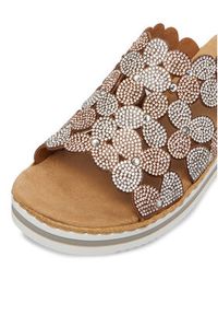 Rieker Klapki CEO-V02R8-90 Złoty. Kolor: złoty. Materiał: syntetyk, materiał #6