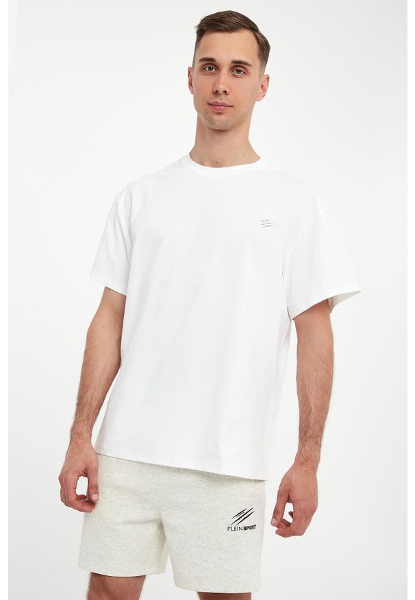 Plein Sport - T-shirt męski PLEIN SPORT. Styl: sportowy