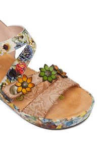 Laura Vita Sandały Facdiao 11 Beżowy. Kolor: beżowy. Materiał: skóra #3