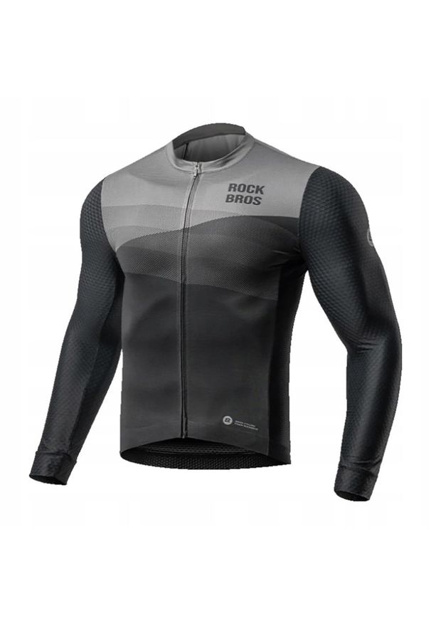 ROCKBROS - Koszulka kolarska Rockbros długi rękaw wiosna/lato Rozmiar M. Kolor: czarny. Długość rękawa: długi rękaw. Długość: długie. Sezon: wiosna, lato. Sport: kolarstwo