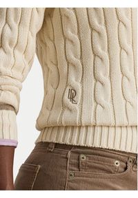 Lauren Ralph Lauren - LAUREN RALPH LAUREN Sweter 200979662003 Écru Relaxed Fit. Materiał: bawełna #5