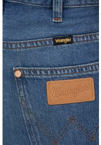 Wrangler jeansy MOM STRAIGHT SUMMERTIME damskie high waist. Stan: podwyższony. Kolor: niebieski #3