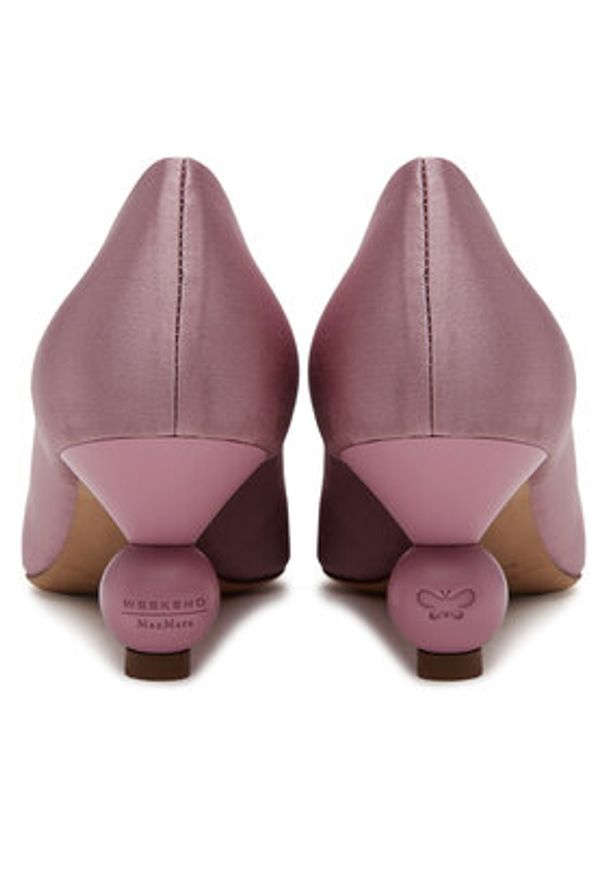 Weekend Max Mara Czółenka Renzasatin 2515521055600 Różowy. Kolor: różowy. Materiał: materiał