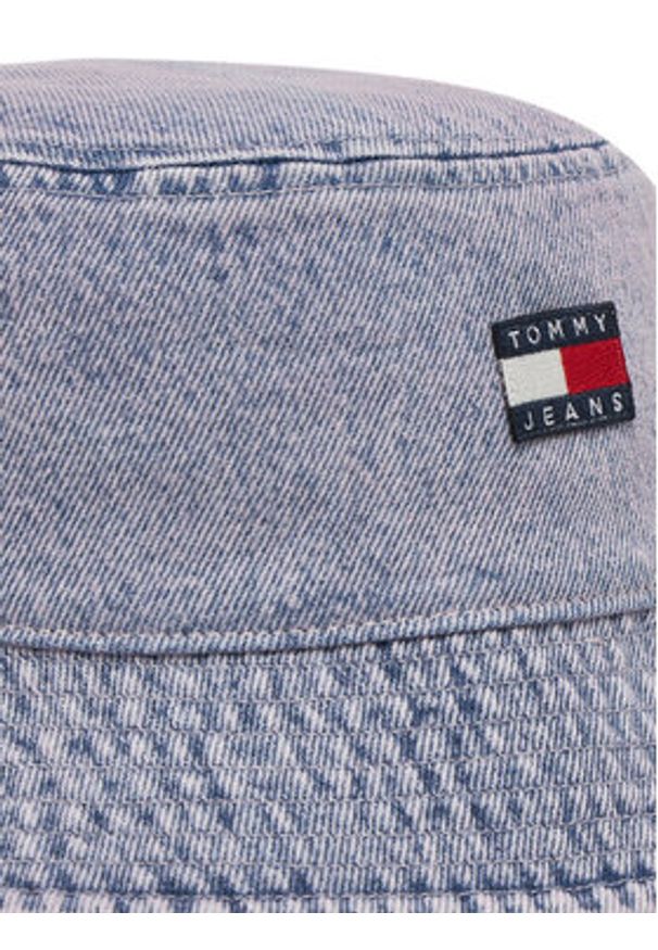 Tommy Jeans Kapelusz Tjw Heritage Denim Bucket Hat AW0AW17816 Różowy. Kolor: różowy. Materiał: bawełna, materiał