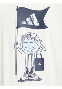 Adidas - adidas T-Shirt Earth Day Graphic JI6756 Biały Regular Fit. Kolor: biały. Materiał: bawełna #3