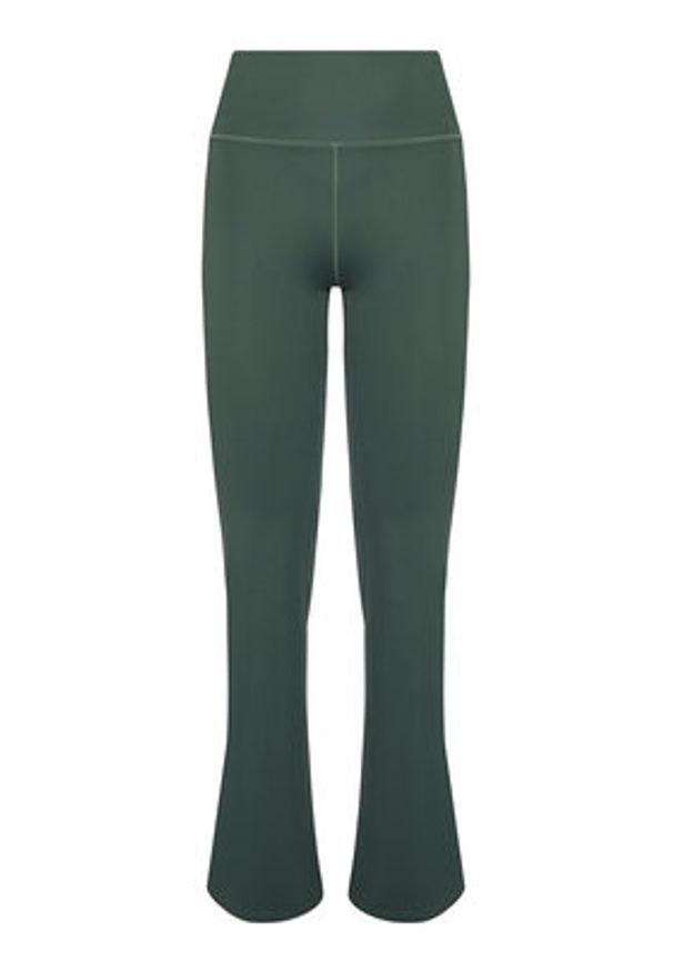 GIRLFRIEND COLLECTIVE - Girlfriend Collective Legginsy Compressive 4038 Zielony Flare Fit. Kolor: zielony. Materiał: syntetyk