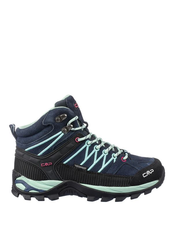 Buty trekkingowe damskie CMP RIGEL MID. Zapięcie: sznurówki. Kolor: niebieski. Materiał: materiał, syntetyk. Szerokość cholewki: normalna