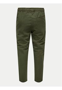 Only & Sons Chinosy Linus 22029765 Zielony Tapered Fit. Kolor: zielony. Materiał: bawełna #2