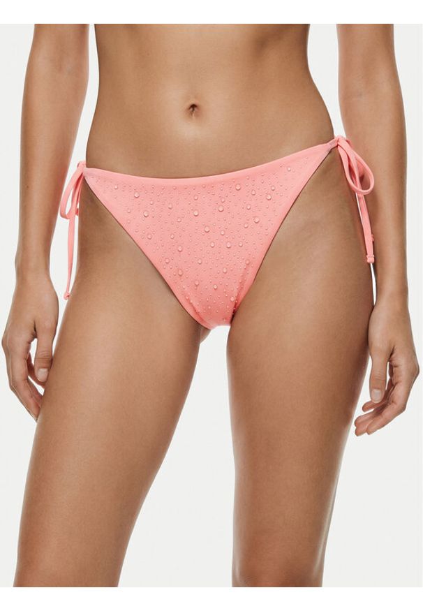 Guess Dół od bikini E6GO21 MC040 Różowy. Kolor: różowy. Materiał: syntetyk