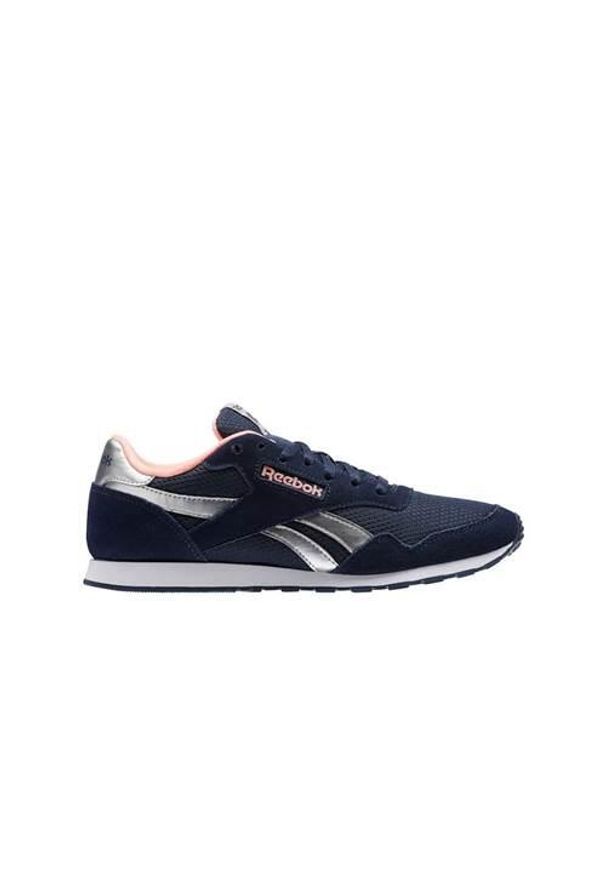 Buty do chodzenia damskie Reebok Royal Ultra. Zapięcie: sznurówki. Kolor: niebieski. Materiał: materiał, syntetyk, tkanina, skóra. Szerokość cholewki: normalna. Model: Reebok Royal. Sport: turystyka piesza
