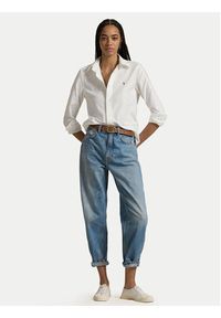 Polo Ralph Lauren Koszula 211941520002 Biały Slim Fit. Typ kołnierza: polo. Kolor: biały. Materiał: bawełna #2