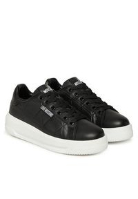 Love Moschino - LOVE MOSCHINO Sneakersy JA15335G0NIEC00A Czarny. Kolor: czarny. Materiał: skóra #5