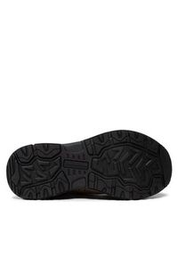 skechers - Skechers Półbuty Bombarder 237283/BRBK Brązowy. Kolor: brązowy. Materiał: zamsz, skóra #4