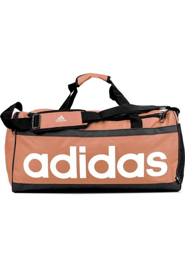 Adidas Torba sportowa Essentials Linear Duffel M brzoskwiniowa (IL5764). Kolor: pomarańczowy