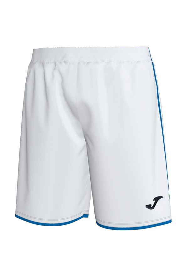 Spodenki do piłki nożnej męskie Joma Liga. Kolor: wielokolorowy, niebieski, biały. Sport: piłka nożna