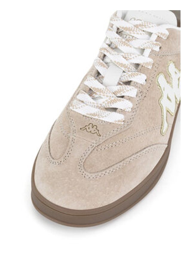 Kappa Sneakersy FC-24880H Beżowy. Kolor: beżowy. Materiał: skóra, nubuk