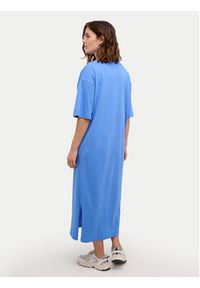 Kaffe Sukienka codzienna Edna 10507351 Niebieski Loose Fit. Okazja: na co dzień. Kolor: niebieski. Materiał: bawełna. Typ sukienki: proste. Styl: casual #3