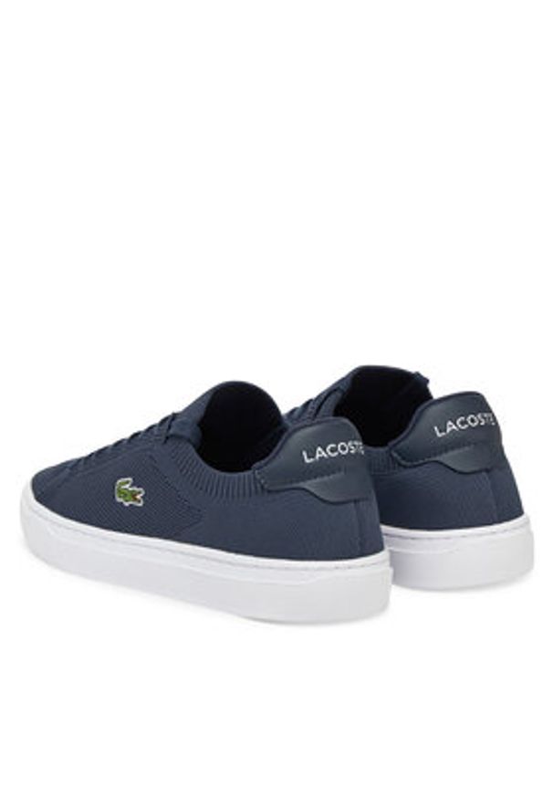 Lacoste Sneakersy La Piquée 2.0 7-49CMA0004 Granatowy. Kolor: niebieski. Materiał: materiał