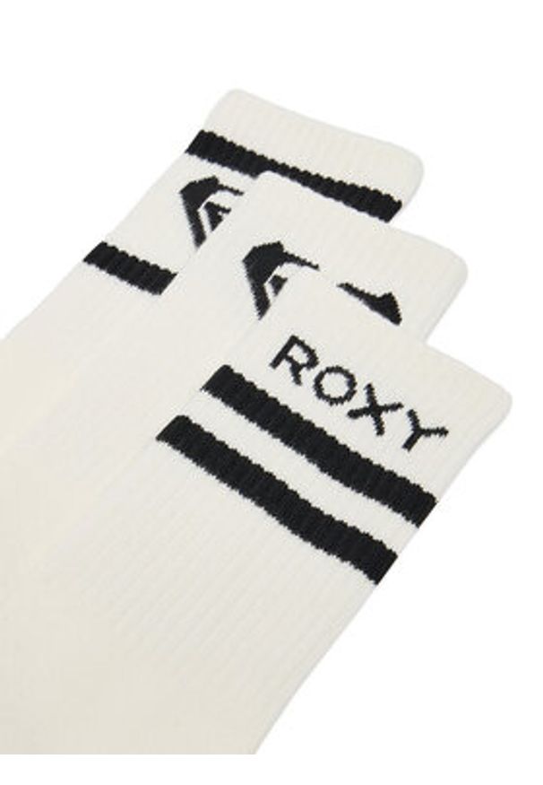 Roxy Skarpety CEO_AS_ROXY_11_W_AW25 (3-PACK) Biały. Kolor: biały. Materiał: materiał, bawełna