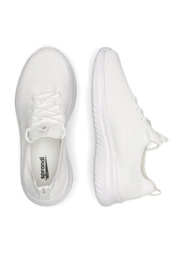 Sprandi Sneakersy FLEXI WP-S23R241A-4 Biały. Kolor: biały. Materiał: materiał