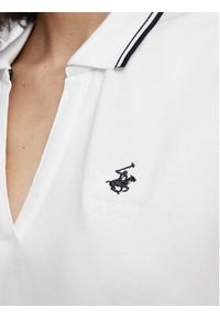 Beverly Hills Polo Club Polo P-SS26W-P0022 Biały Regular Fit. Typ kołnierza: polo. Kolor: biały. Materiał: bawełna #8