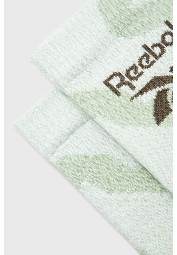 Reebok Classic Skarpetki kolor zielony. Kolor: zielony. Materiał: materiał, włókno