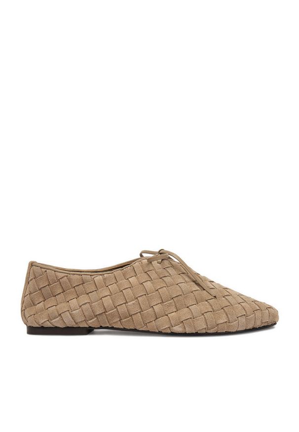 Gino Rossi - GINO ROSSI Półbuty EO-26SS02 Brązowy. Kolor: brązowy. Materiał: zamsz, skóra