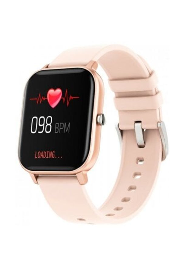 Maxcom - Smartwatch MAXCOM FW35 Aurum Różowy. Rodzaj zegarka: smartwatch. Kolor: różowy. Styl: elegancki, casual