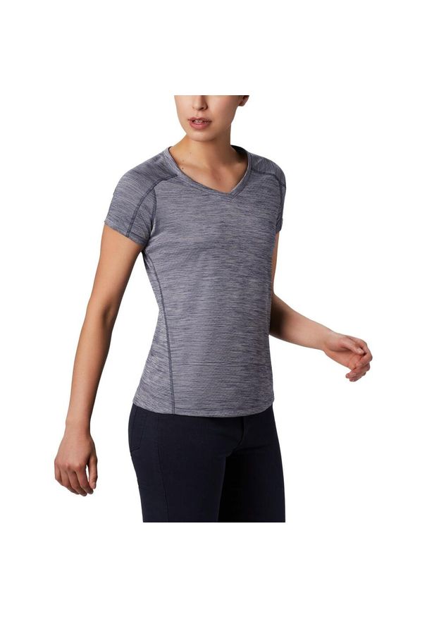 columbia - Koszulka Damska Columbia Zero Rules Short Sleeve T-Shirt. Kolor: wielokolorowy, niebieski, zielony