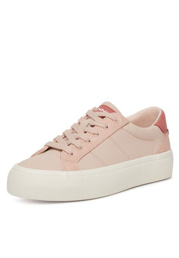 Jenny - JENNY Sneakersy V13-037 Różowy. Kolor: różowy. Materiał: skóra