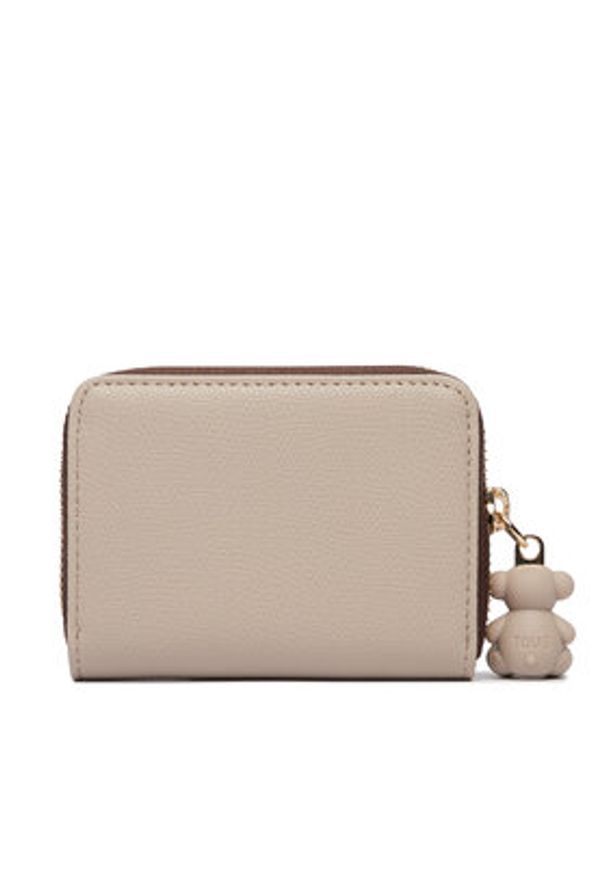 Tous - TOUS Portfel 2002374143 Beżowy. Kolor: beżowy. Materiał: skóra