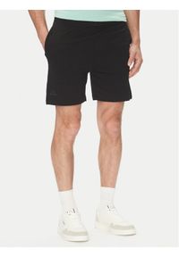 Kappa Szorty sportowe Logo Korpo Cabas 303HZE0 Czarny Regular Fit. Kolor: czarny. Materiał: bawełna. Styl: sportowy