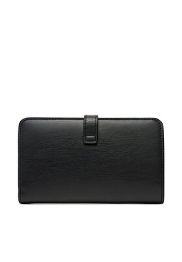 TOMMY HILFIGER - Tommy Hilfiger Mały Portfel Damski Th Heritage Med Wallet AW0AW17262 Czarny. Kolor: czarny. Materiał: skóra