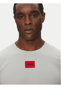 Hugo - HUGO T-Shirt Diragolino212 50447978 Szary Regular Fit. Kolor: szary. Materiał: bawełna #5
