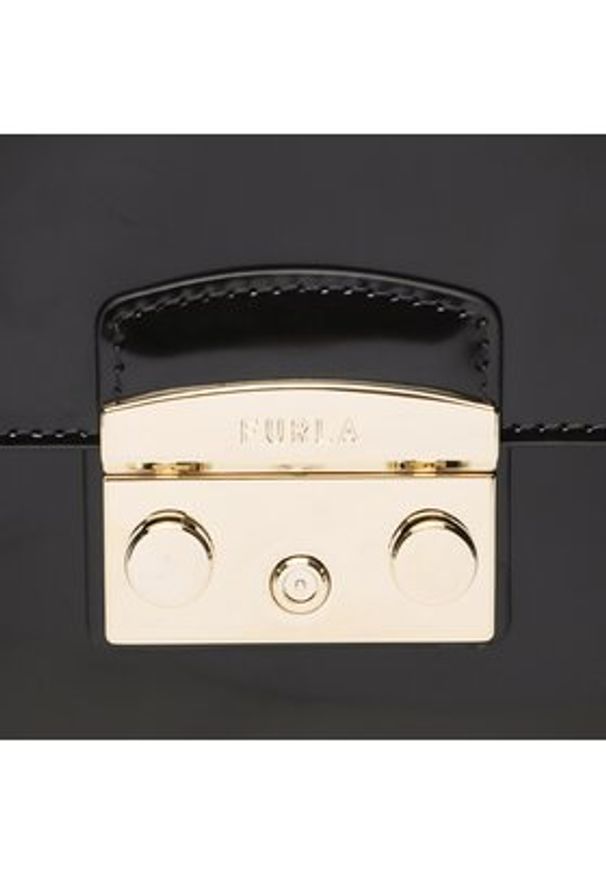 Furla Torebka Metropolis WB00772-T20000-O6000-1-007-20-BG-B Czarny. Kolor: czarny. Materiał: skórzane
