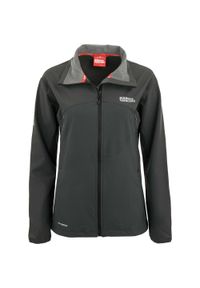ZONE PERFECT - Nordblanc damska kurtka softshell - cienka, grafit, rozmiar 40. Kolor: wielokolorowy, szary, brązowy. Materiał: softshell #1