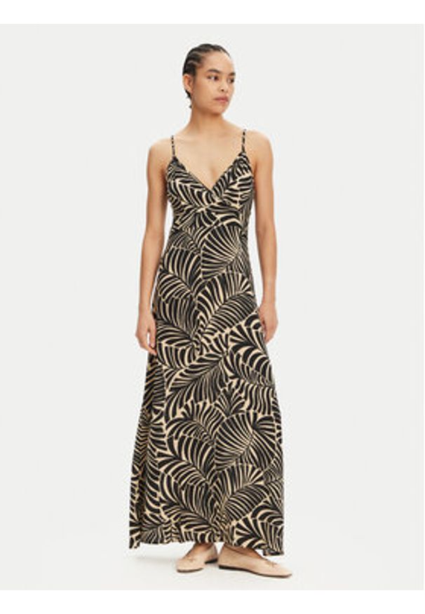 only - ONLY Sukienka letnia Nova 15317840 Czarny Regular Fit. Kolor: czarny. Materiał: wiskoza. Sezon: lato