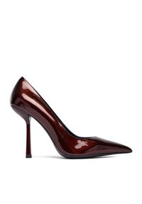 Eva Minge Szpilki EO-ESME-808-Y5P Bordowy. Kolor: czerwony. Materiał: syntetyk, skóra. Obcas: na szpilce #1