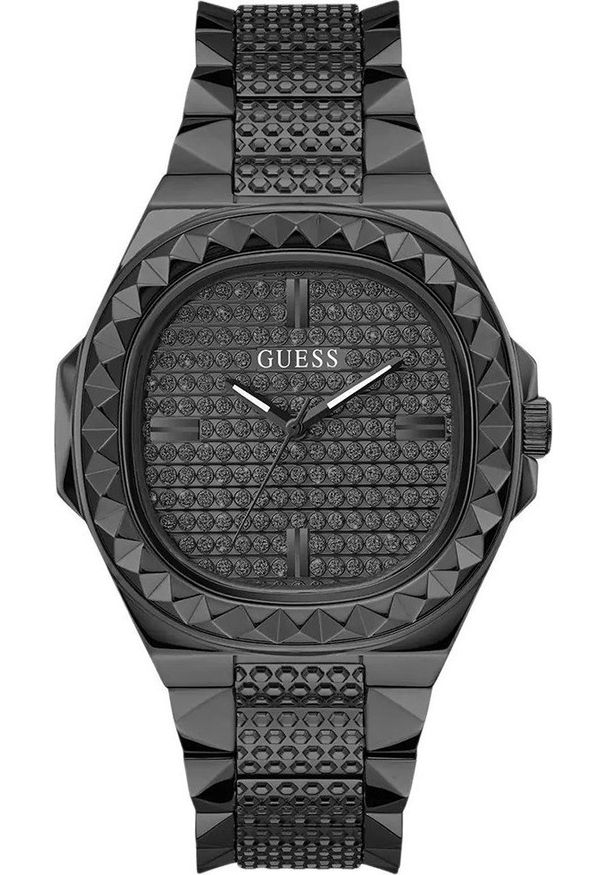 Zegarek Guess Zegarek męski Guess GW0622G2 CYRKONIE czarny. Kolor: czarny