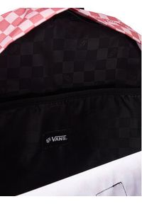 Vans Plecak Old Skool Check VN000H4XZRY1 Różowy. Kolor: różowy. Materiał: materiał #5