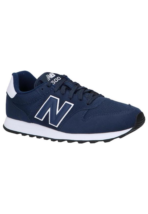 New Balance - Buty na co dzień męskie NEW BALANCE 500 sneakersy. Okazja: na co dzień. Kolor: biały, wielokolorowy, niebieski